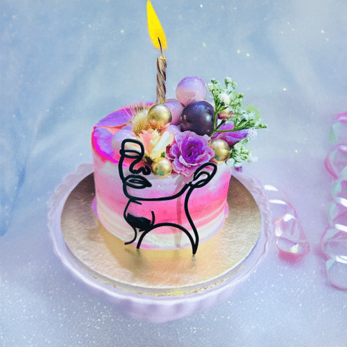 Glitter and Glam Cake for Girls