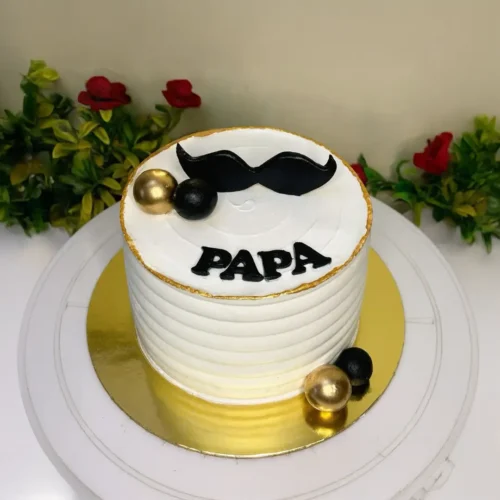 Mushtache Dad Cake
