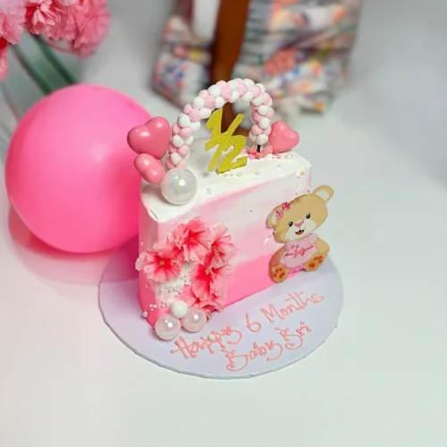 Bear-y Sweet Half Birthday Cake