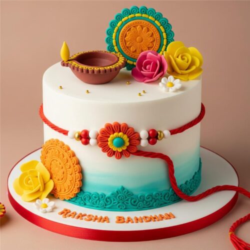 Rakhi Fondat Cake