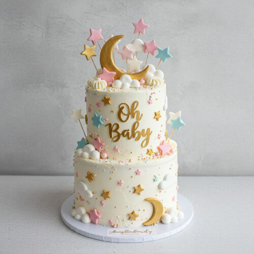 Moon & Stars Welcome Cake