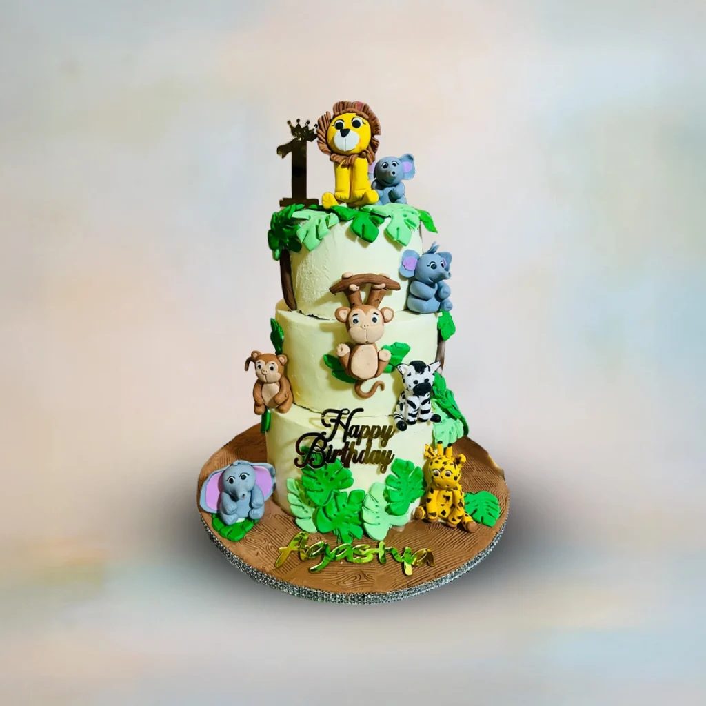 Animal Birthday Cake