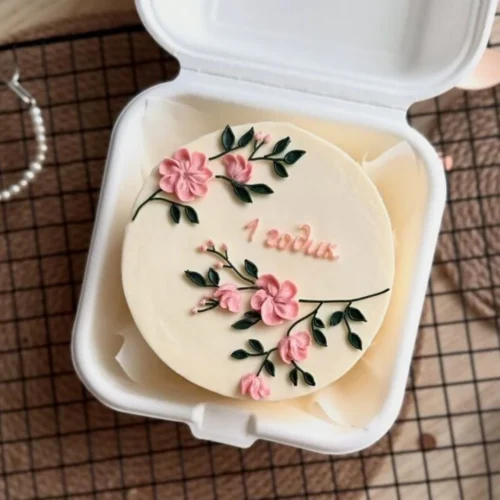 Cherry Blossom Bento Cake