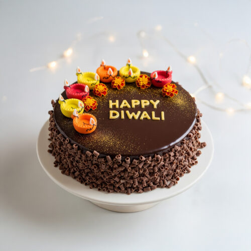 Chocolate Diwali Cake