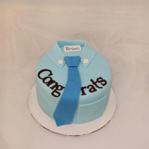 Congrats Tie Cake