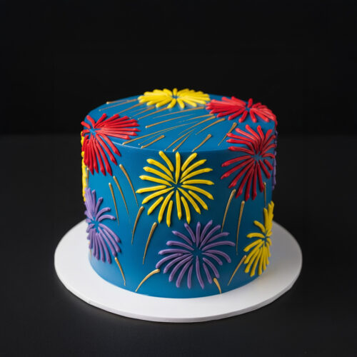Diwali Firework Cake