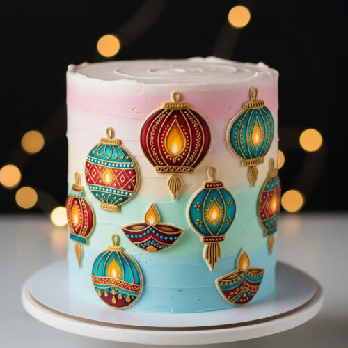 Festive Lantern Cake