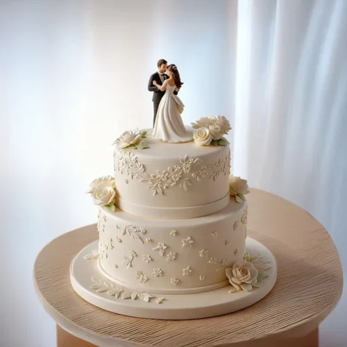 Ivory Wedding Cake