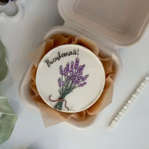 Lavender Whisper Bento Cake