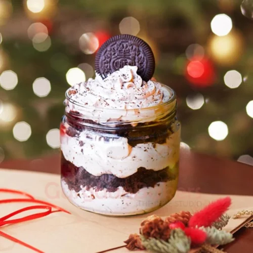 Oreo Delight Jar Cake