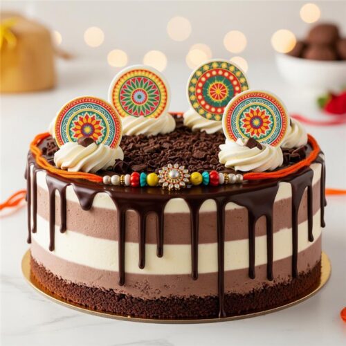 Raksha Bandhan Chocolate Cake