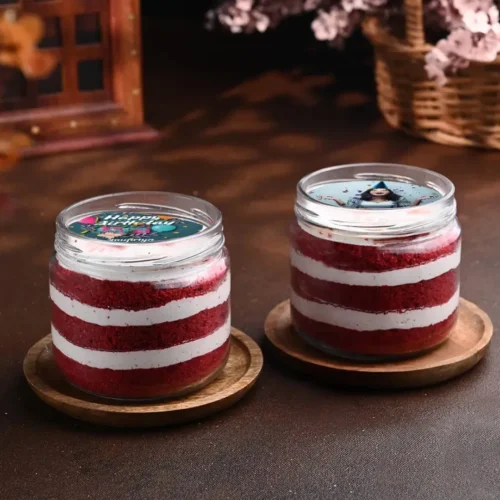Red Velvet Jar Cake