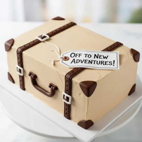 Suitcase of Dreams Buttercream Cake