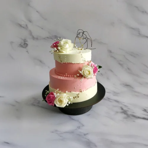 The Blush Embrace Cake