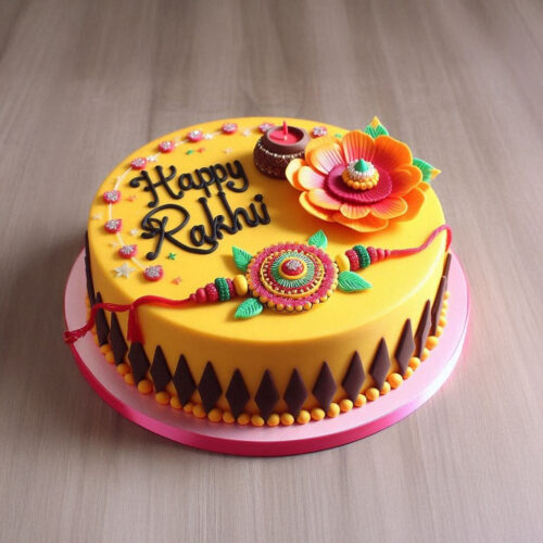 Traditional Rakhi Cake