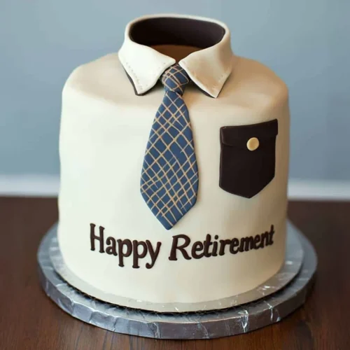 Work Shirt Farewell Cake