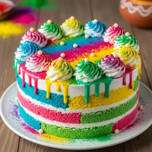 Festive Splash Cake