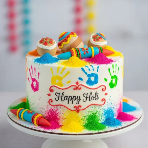 Pichkari Splash Cake