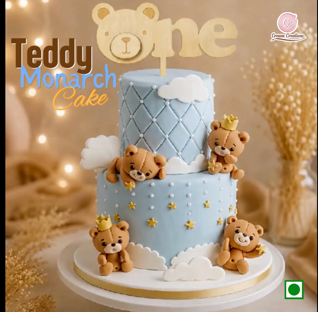 Teddy Monarch Cake