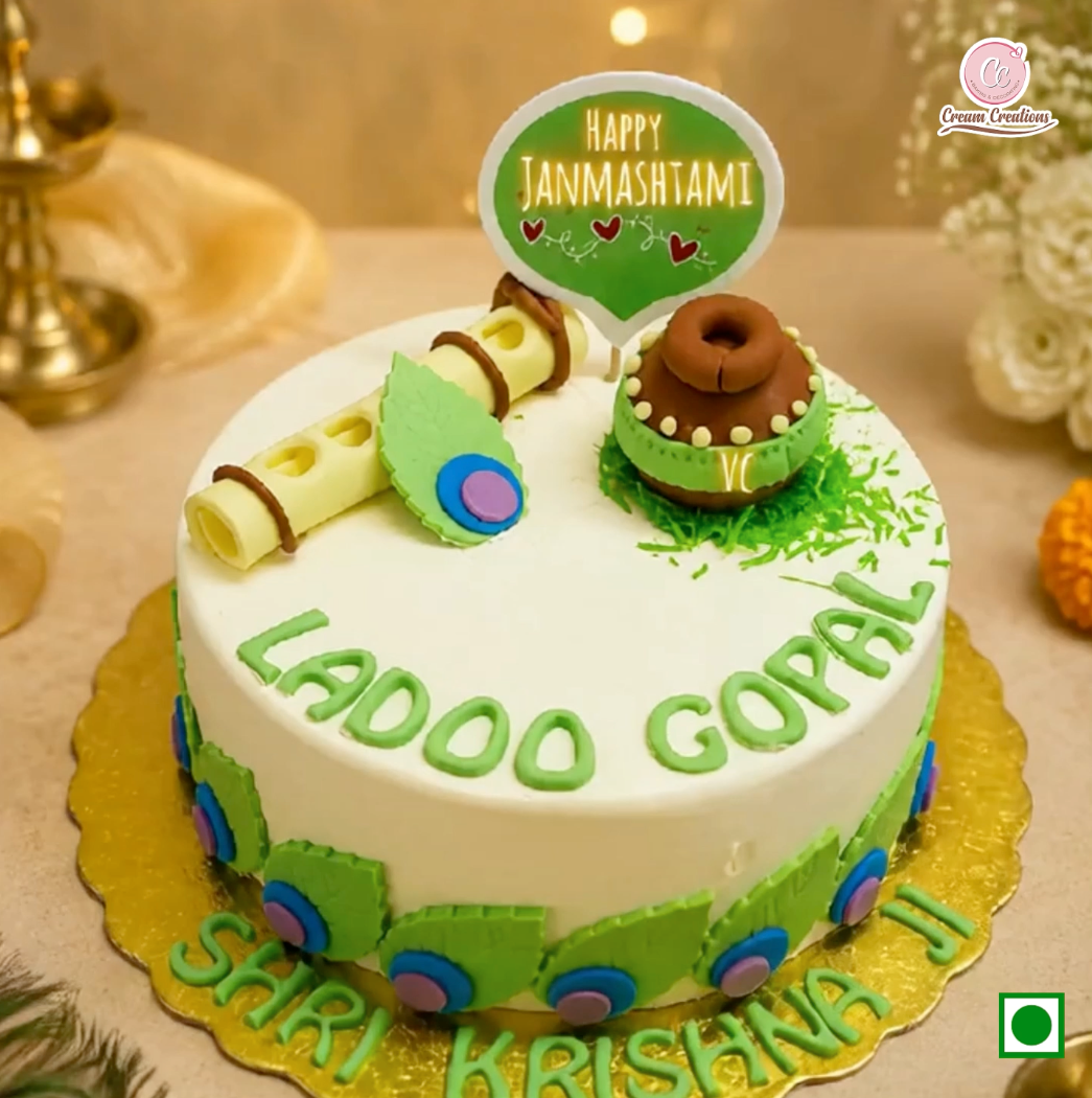 Laddo Gopal Cake