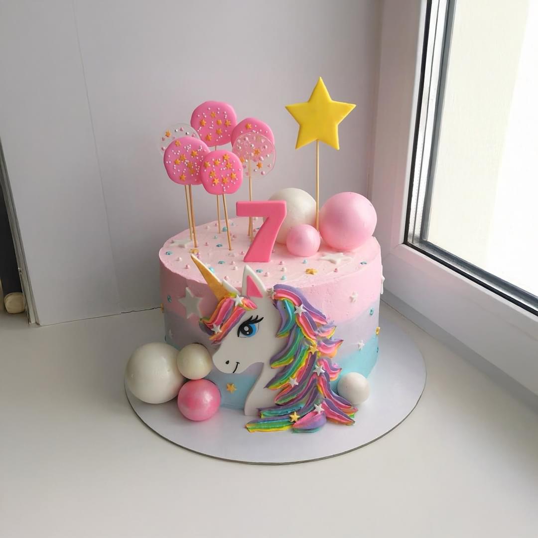 Unicorn Delight Themed Cake