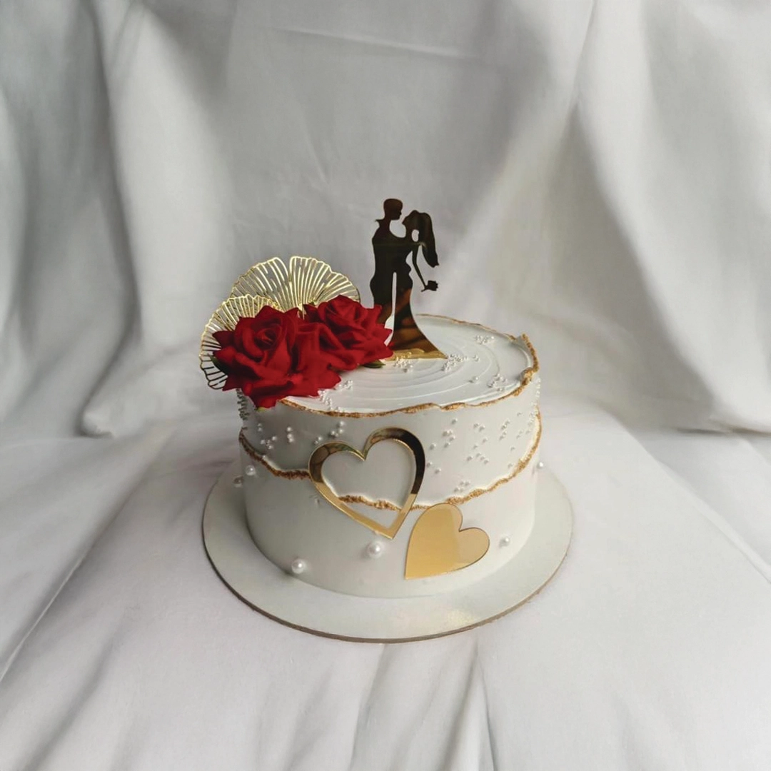 Eternal Love Wedding Cake