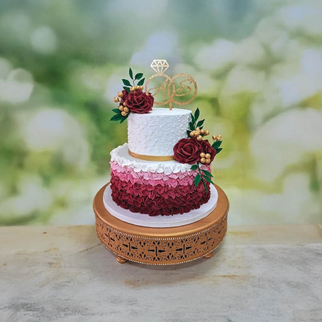 Love Blossom Wedding Cake