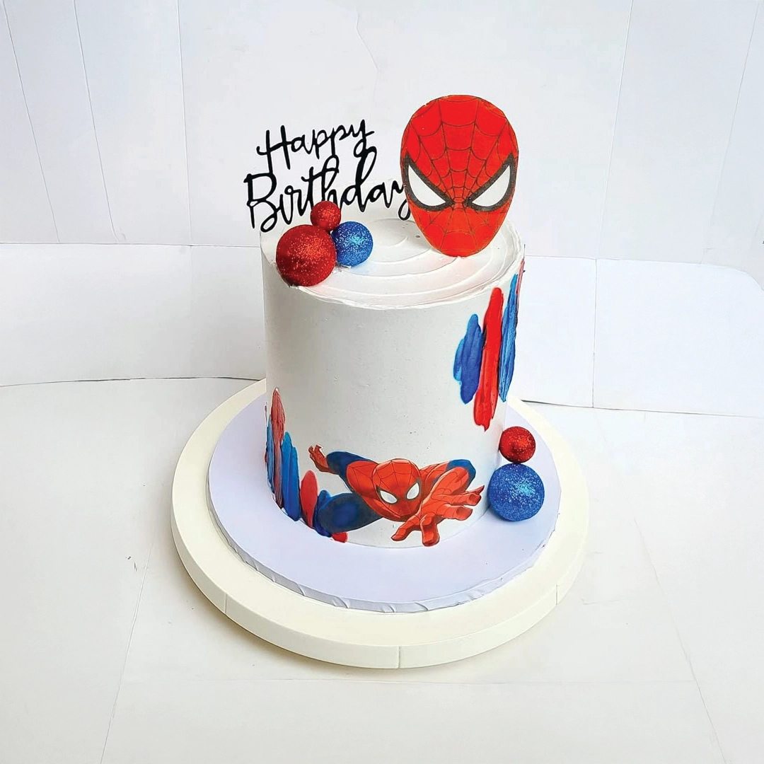Spiderman Celebration Cake
